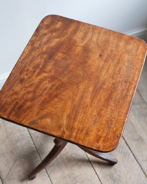 REGENCY MAHOGANY TRIPOD TABLE - ADDITIONAL PHOTO 3