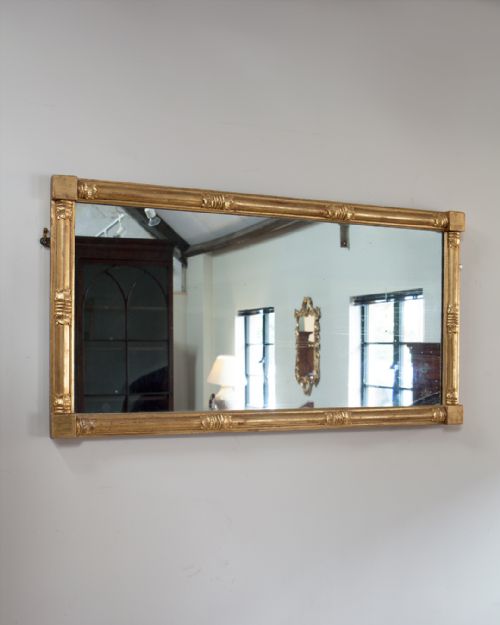 william iv gilt overmantel mirror - CATEGORY: ANTIQUE MIRRORS - DATED 19TH CENTURY