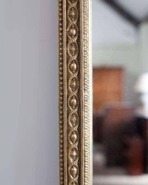 LARGE 19TH CENTURY GILT OVERMANTEL MIRROR - ADDITIONAL PHOTO 2