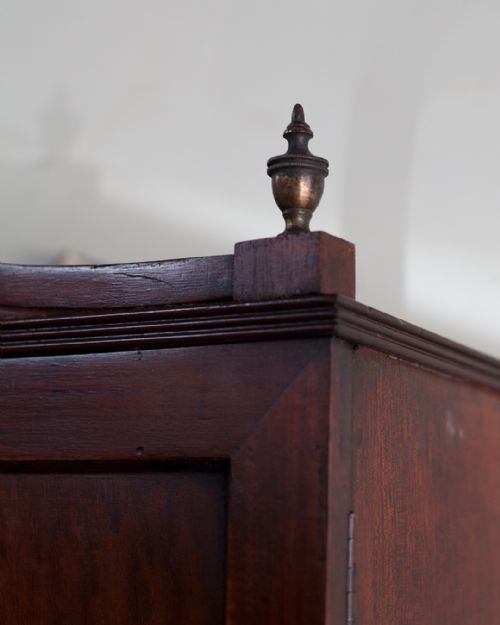 REGENCY MAHOGANY WALL HANGING CUPBOARD - ADDITIONAL PHOTO 2