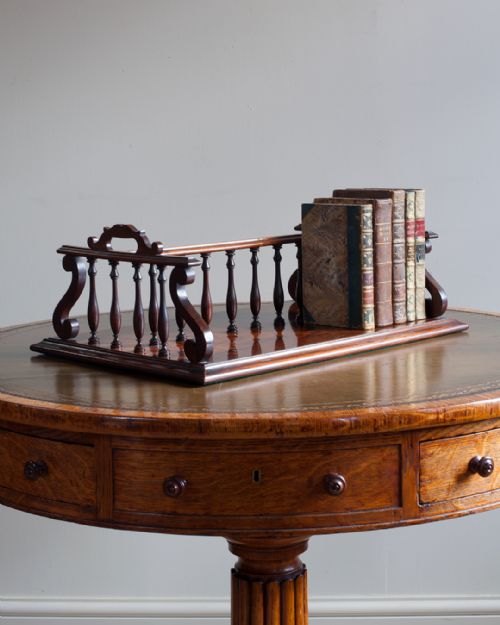 19th century rosewood book carrier - CATEGORY: ANTIQUE MISCELLANEOUS - DATED 19TH CENTURY
