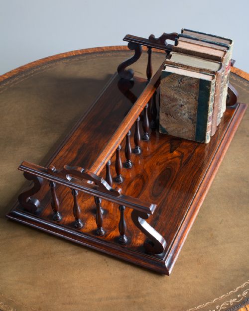 19TH CENTURY ROSEWOOD BOOK CARRIER - ADDITIONAL PHOTO 3