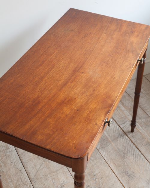 GEORGE IV MAHOGANY SIDE TABLE OF GOOD COLOUR - ADDITIONAL PHOTO 2