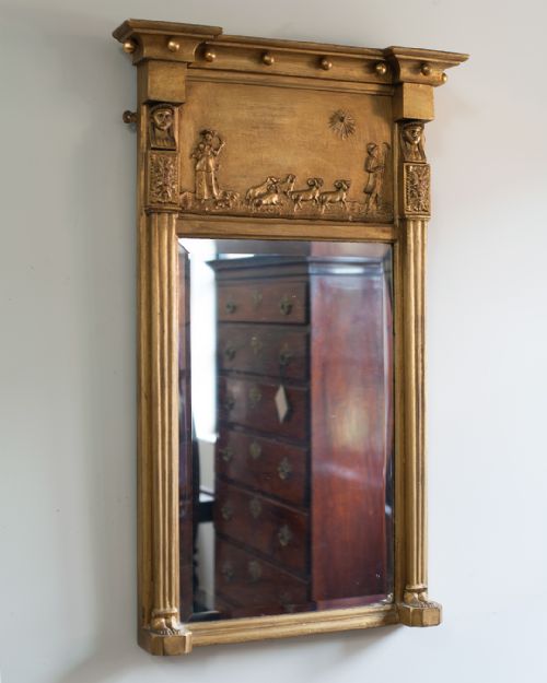 LATE NINETEENTH CENTURY GILT PIER MIRROR - ADDITIONAL PHOTO 2