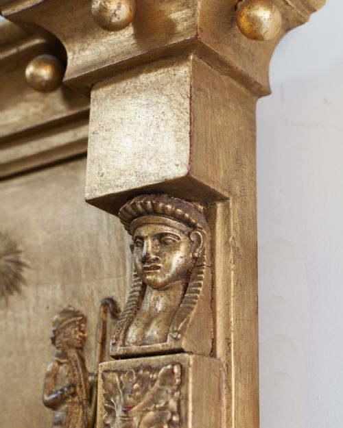 LATE NINETEENTH CENTURY GILT PIER MIRROR - ADDITIONAL PHOTO 4