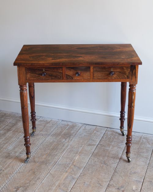 WILLIAM IV ROSEWOOD WRITING TABLE - ADDITIONAL PHOTO 1