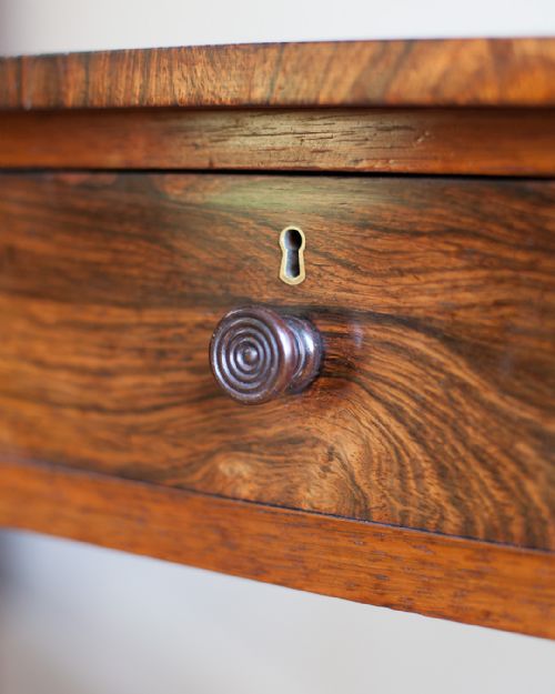 WILLIAM IV ROSEWOOD WRITING TABLE - ADDITIONAL PHOTO 4
