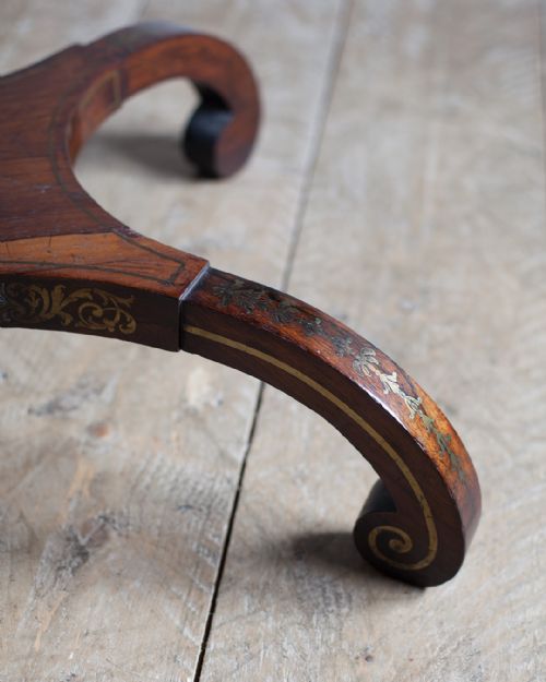 STUNNING REGENCY ROSEWOOD SOFA TABLE - ADDITIONAL PHOTO 7