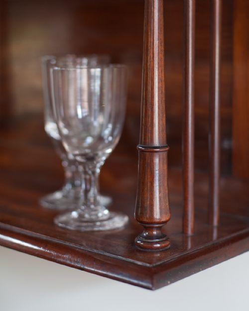 19TH CENTURY MAHOGANY WALL SHELF - ADDITIONAL PHOTO 3