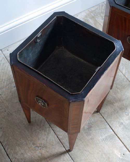 PAIR OF EDWARDIAN SATINWOOD JARDINIRS - ADDITIONAL PHOTO 3