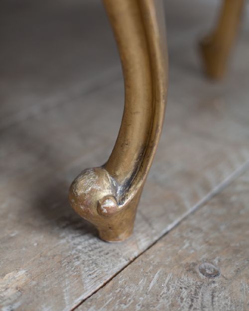 NINETEENTH CENTURY CARVED GILTWOOD STOOL - ADDITIONAL PHOTO 5