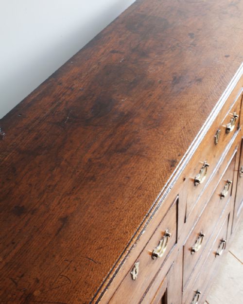 GEORGIAN OAK DRESSER BASE - ADDITIONAL PHOTO 5