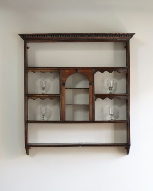 georgian oak delft rack - CATEGORY: ANTIQUE FURNITURE - DATED GEORGIAN