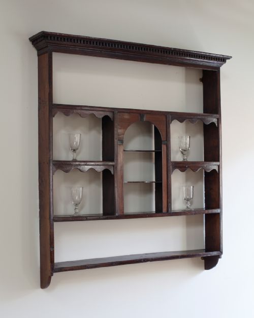 GEORGIAN OAK DELFT RACK - ADDITIONAL PHOTO 1