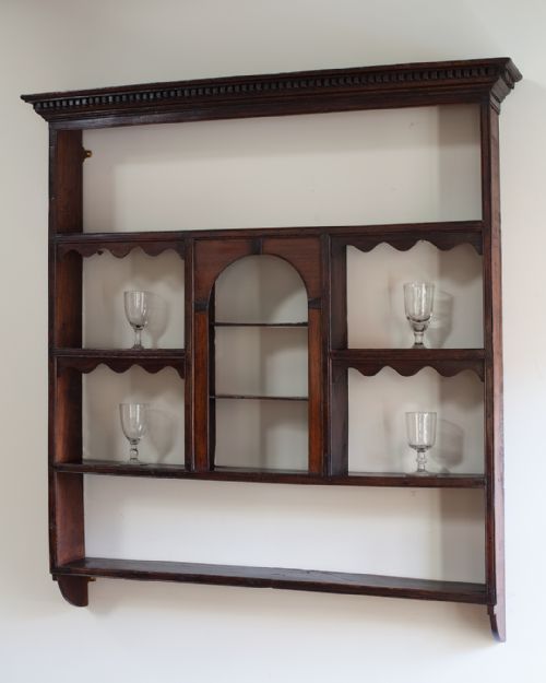 GEORGIAN OAK DELFT RACK - ADDITIONAL PHOTO 2