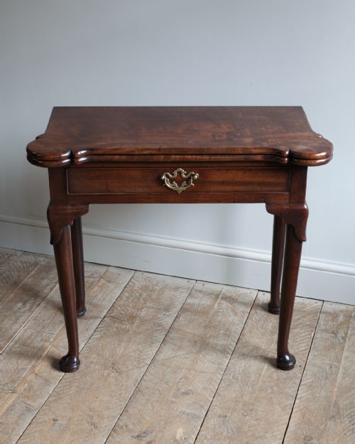 GEORGE II CUBAN MAHOGANY TEA TABLE - ADDITIONAL PHOTO 1