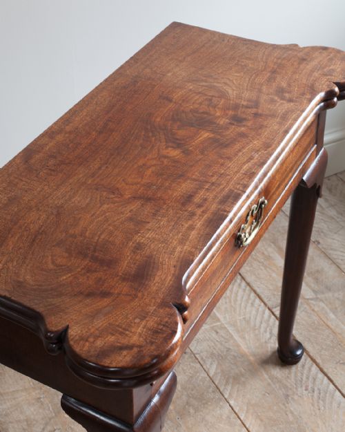 GEORGE II CUBAN MAHOGANY TEA TABLE - ADDITIONAL PHOTO 2