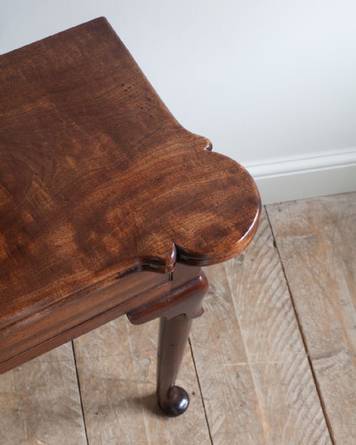 GEORGE II CUBAN MAHOGANY TEA TABLE - ADDITIONAL PHOTO 5