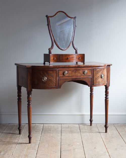 GEORGIAN MAHOGANY TOILET MIRROR - ADDITIONAL PHOTO 1