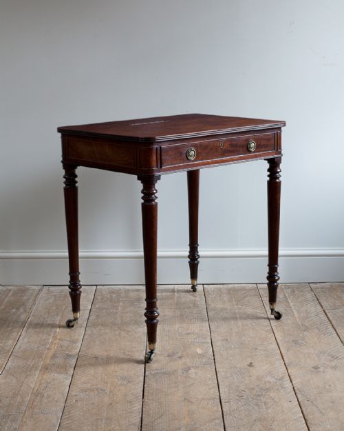 regency mahogany chamber writing table - CATEGORY: ANTIQUE TABLES - DATED 19TH CENTURY