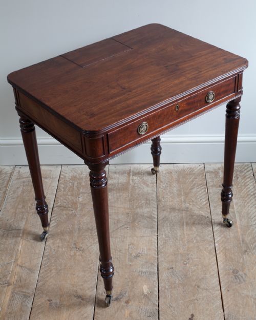 REGENCY MAHOGANY CHAMBER WRITING TABLE - ADDITIONAL PHOTO 3
