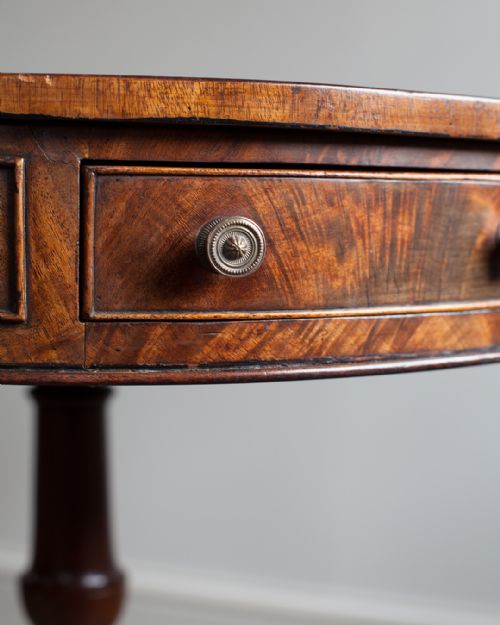 19TH CENTURY MAHOGANY DRUM TABLE - ADDITIONAL PHOTO 6