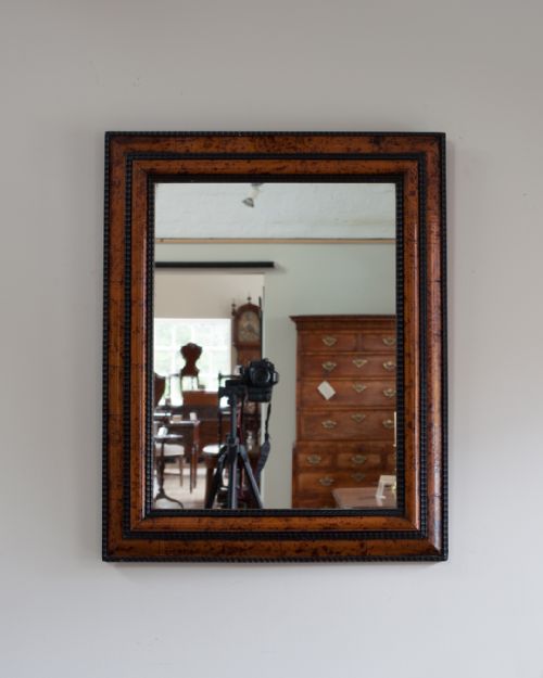 19th century tortoiseshell mirror - CATEGORY: ANTIQUE MIRRORS - DATED 19TH CENTURY