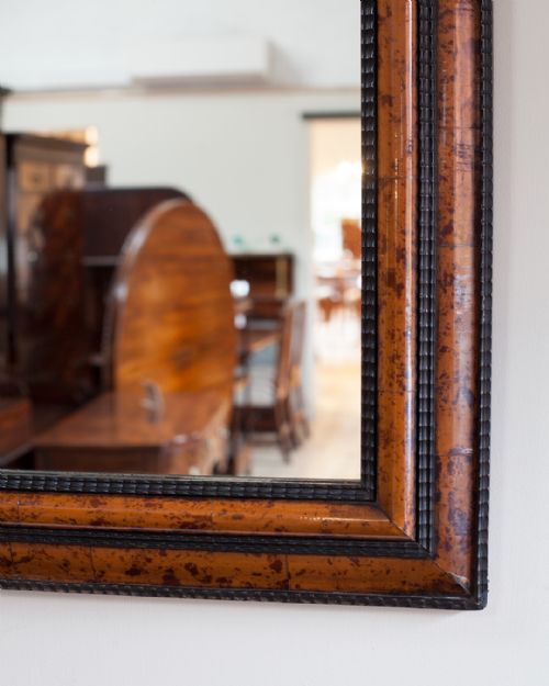 19TH CENTURY TORTOISESHELL MIRROR - ADDITIONAL PHOTO 3