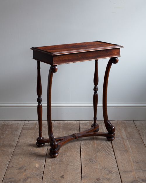 regency rosewood console side table - CATEGORY: ANTIQUE TABLES - DATED 19TH CENTURY