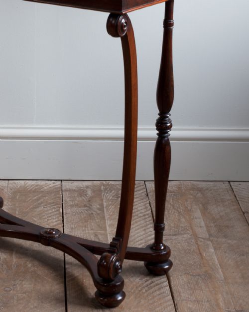 REGENCY ROSEWOOD CONSOLE SIDE TABLE - ADDITIONAL PHOTO 2