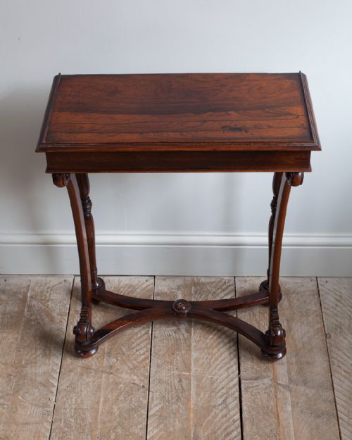 REGENCY ROSEWOOD CONSOLE SIDE TABLE - ADDITIONAL PHOTO 5
