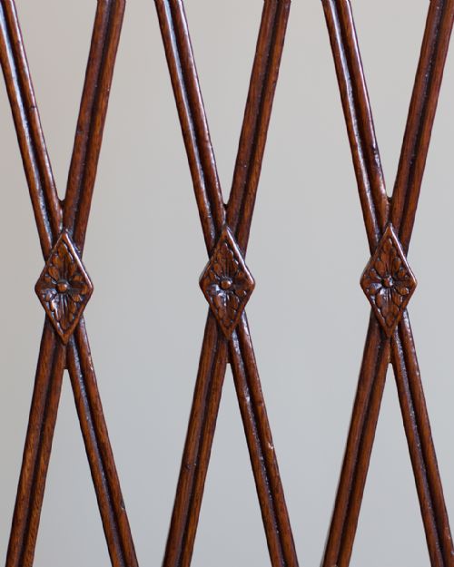FINE QUALITY HEPPLEWHITE PERIOD MAHOGANY SIDE CHAIR - ADDITIONAL PHOTO 4