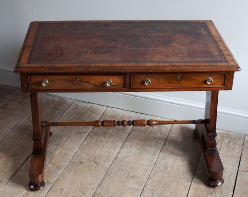 LATE REGENCY ROSEWOOD WRITING TABLE - ADDITIONAL PHOTO 1