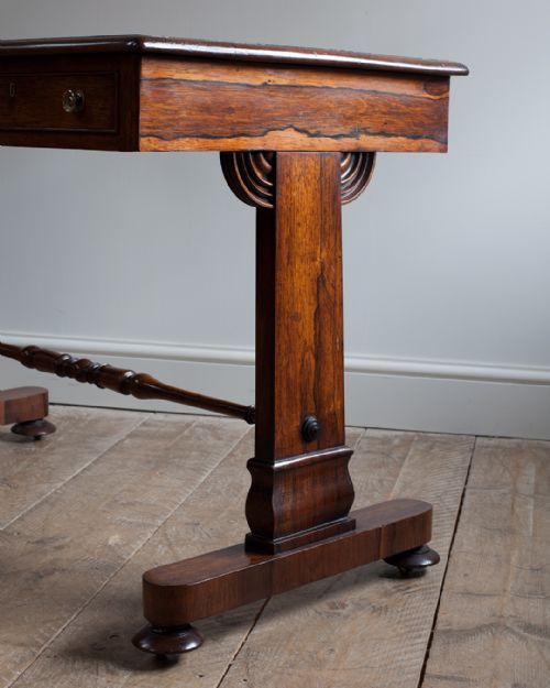 LATE REGENCY ROSEWOOD WRITING TABLE - ADDITIONAL PHOTO 2