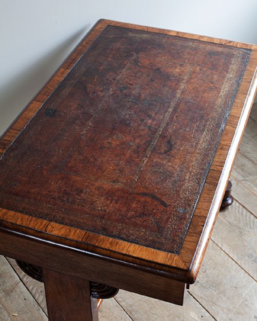 LATE REGENCY ROSEWOOD WRITING TABLE - ADDITIONAL PHOTO 4