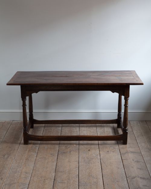 SMALL 17TH CENTURY OAK REFECTORY TABLE - ADDITIONAL PHOTO 2
