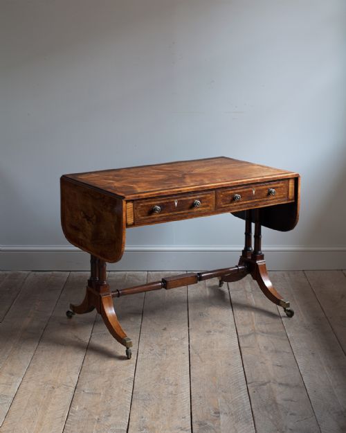 STUNNING REGENCY ROSEWOOD SOFA TABLE - ADDITIONAL PHOTO 1