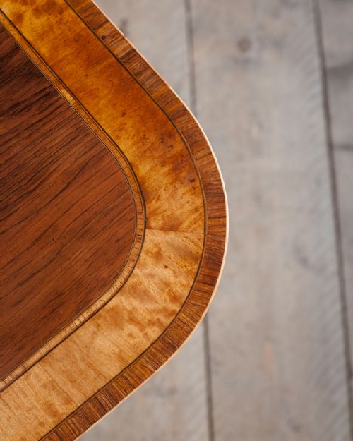 PAIR OF SHERATON PERIOD ROSEWOOD CARD TABLES - ADDITIONAL PHOTO 6