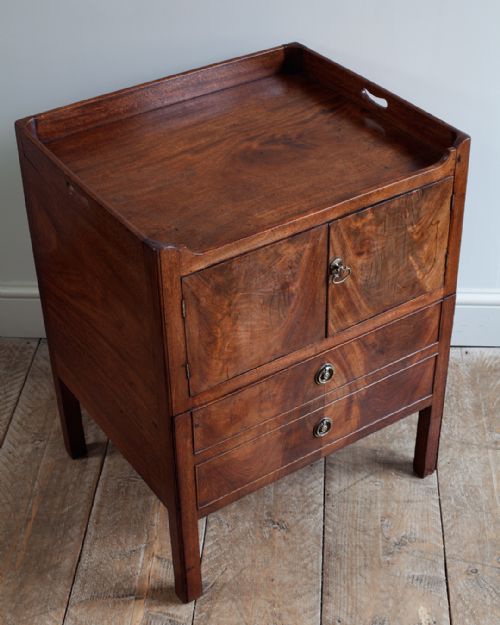 GEORGE III TRAY TOP COMMODE - ADDITIONAL PHOTO 2
