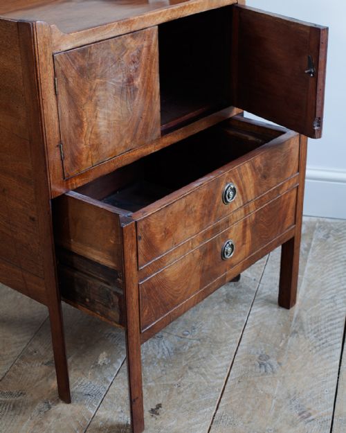 GEORGE III TRAY TOP COMMODE - ADDITIONAL PHOTO 3