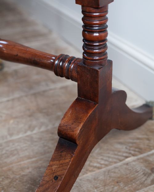 REGENCY MAHOGANY CHEVAL MIRROR - ADDITIONAL PHOTO 3