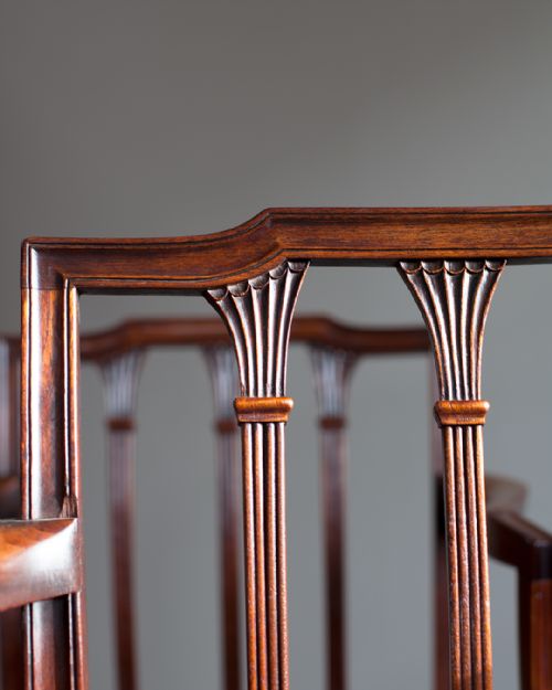 PAIR OF GEORGIAN CARVER CHAIRS - ADDITIONAL PHOTO 5