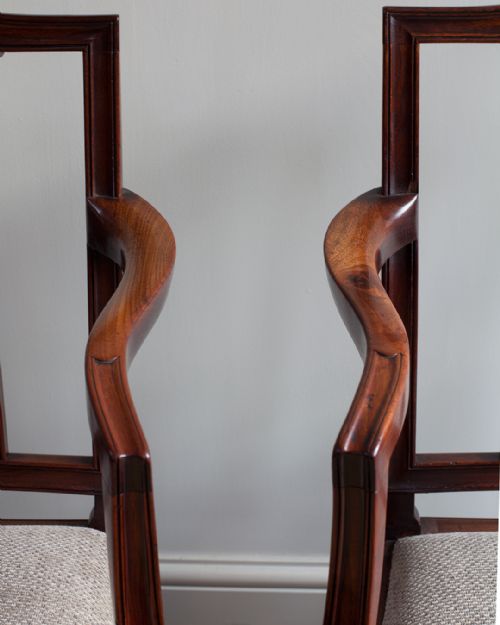 PAIR OF GEORGIAN CARVER CHAIRS - ADDITIONAL PHOTO 6