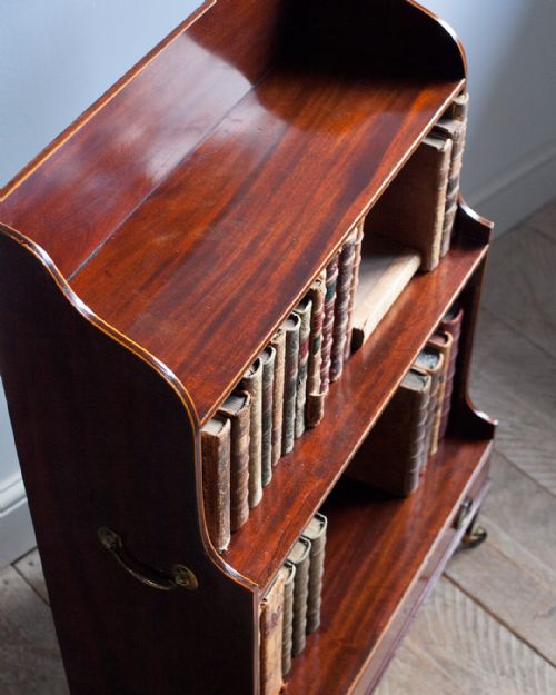 GEORGE III WATERFALL BOOKCASE - ADDITIONAL PHOTO 3