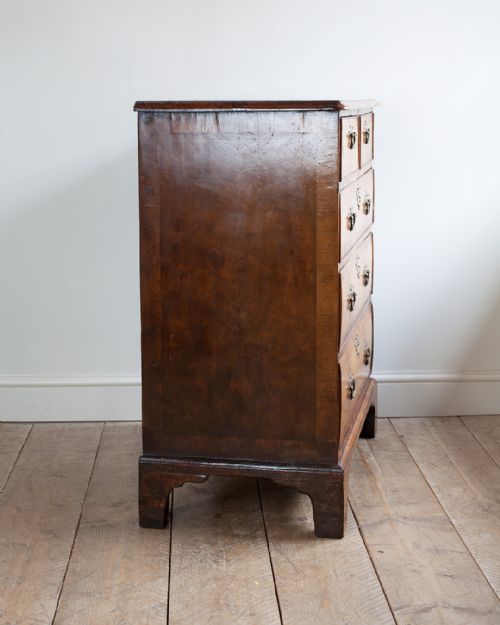 GEORGE II WALNUT AND FRUITWOOD CHEST OF DRAWERS - ADDITIONAL PHOTO 6