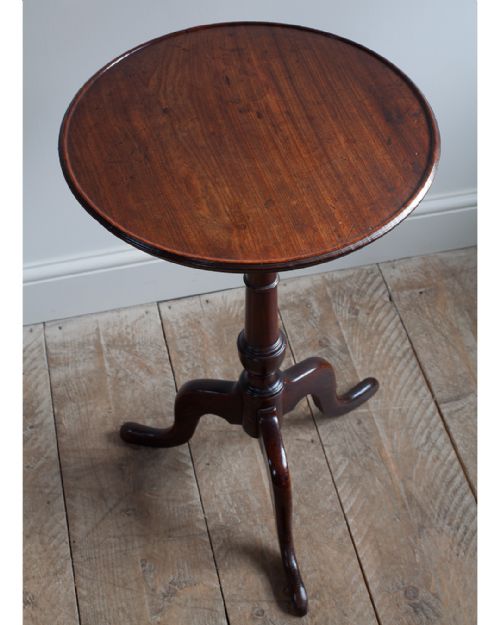 GEORGIAN MAHOGANY TRIPOD TABLE - ADDITIONAL PHOTO 1