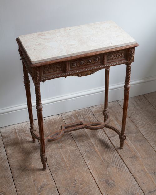 19TH CENTURY FRENCH WALNUT CONSOLE TABLE - ADDITIONAL PHOTO 2