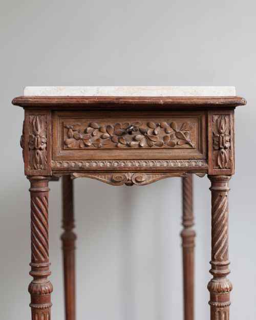 19TH CENTURY FRENCH WALNUT CONSOLE TABLE - ADDITIONAL PHOTO 5