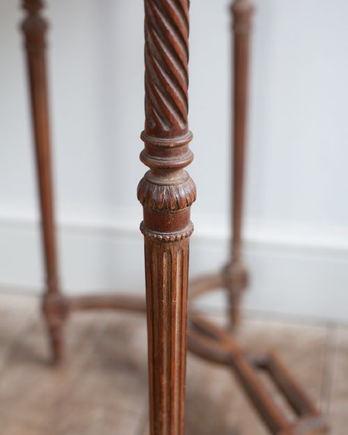 19TH CENTURY FRENCH WALNUT CONSOLE TABLE - ADDITIONAL PHOTO 7