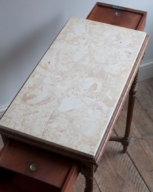 19TH CENTURY FRENCH WALNUT CONSOLE TABLE - ADDITIONAL PHOTO 9